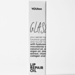 Белая коробка масла-блеска для губ YOUtoo GLAZE ME Lip Repair Oil, вид сбоку — YOUtoo